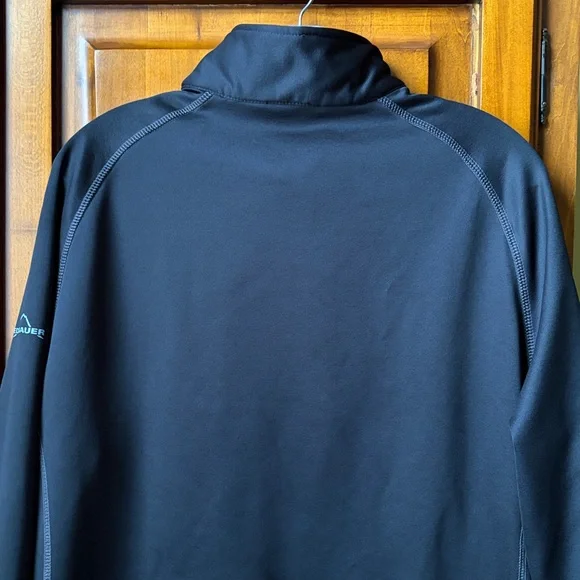 Black Men’s Eddie Bauer Pullover w/Ford Logo - Picture 11 of 12